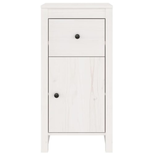 Sideboards 2pcs White 40x35x80cm Solid Wood Pine - Image 5