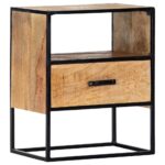 Nightstand 40x30x50cm Solid Mango Wood