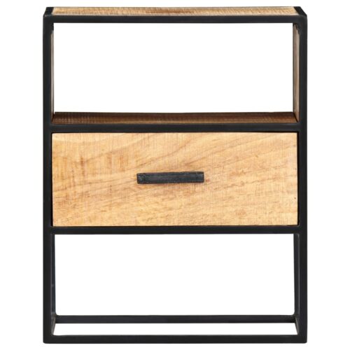 Nightstand 40x30x50cm Solid Mango Wood - Image 2