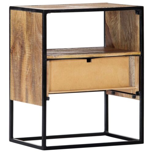Nightstand 40x30x50cm Solid Mango Wood - Image 4