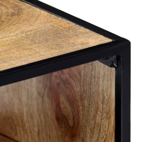Nightstand 40x30x50cm Solid Mango Wood - Image 5