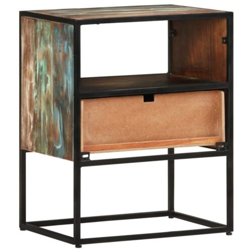 Bed Cabinet 40x30x50cm Solid Reclaimed Wood - Image 3