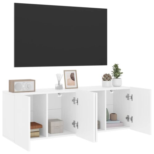 TV Cabinets Wall-Mounted 2 pcs White 60x30x41 cm - Image 5