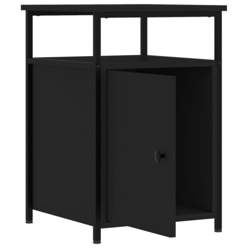 Bedside Cabinets 2pcs Black 40x42x60cm Engineered Wood - Image 6