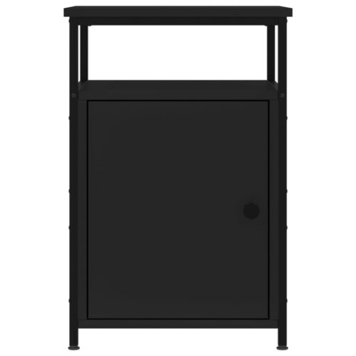 Bedside Cabinets 2pcs Black 40x42x60cm Engineered Wood - Image 7