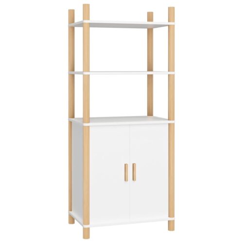 Highboard White 60x40x141cm Engineered Wood - Image 2