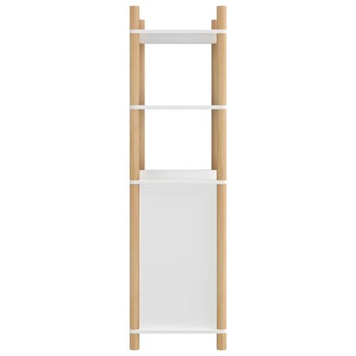 Highboard White 60x40x141cm Engineered Wood - Image 4