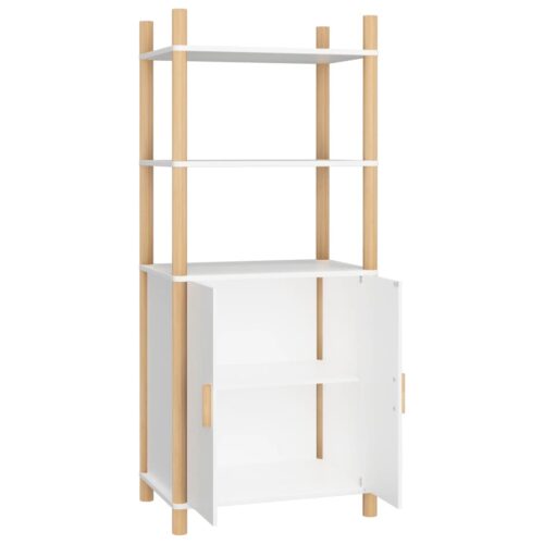 Highboard White 60x40x141cm Engineered Wood - Image 5