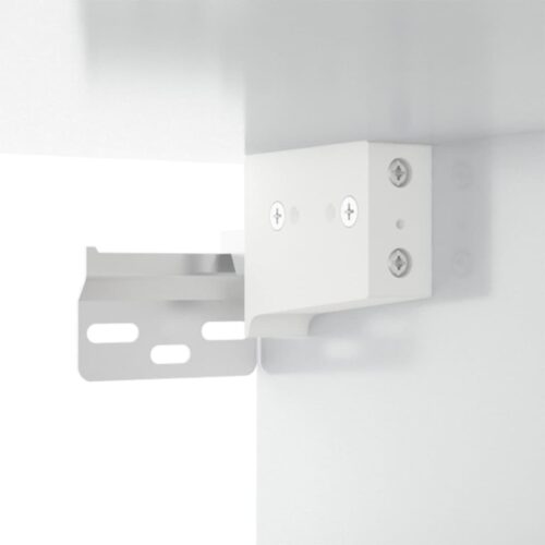 2-Piece TV Cabinet Set High Gloss White Engineered Wood - Image 8