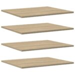 Bookshelf Boards 8pcs Sonoma Oak 60x50x1.5cm Engineered Wood