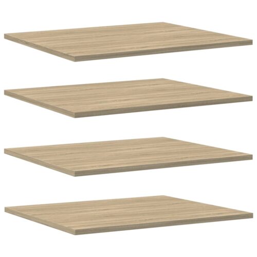 Bookshelf Boards 8pcs Sonoma Oak 60x50x1.5cm Engineered Wood