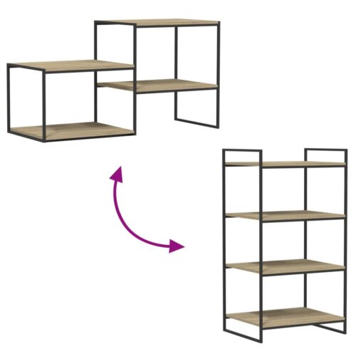 Bookshelf Boards 8pcs Sonoma Oak 60x50x1.5cm Engineered Wood - Image 6