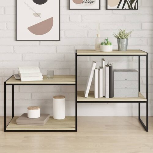 Bookshelf Boards 8pcs Sonoma Oak 60x50x1.5cm Engineered Wood - Image 11