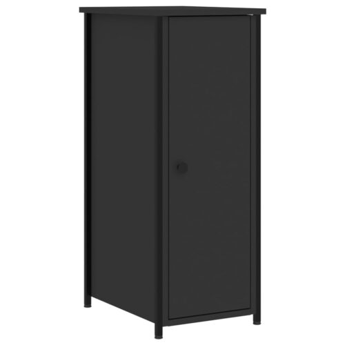 Bedside Cabinets 2pcs Black 32x42x80cm Engineered Wood - Image 5