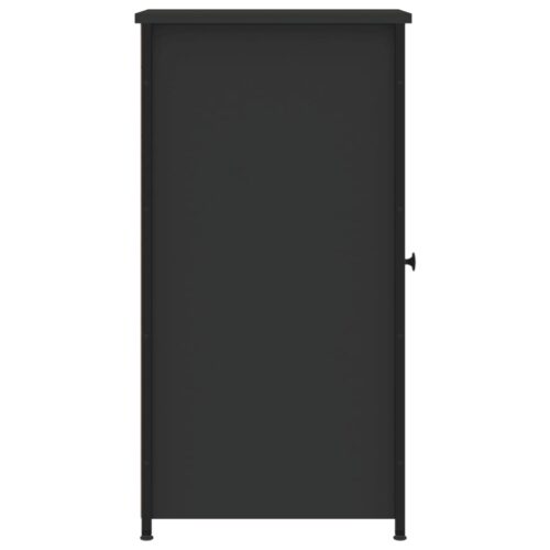 Bedside Cabinets 2pcs Black 32x42x80cm Engineered Wood - Image 8