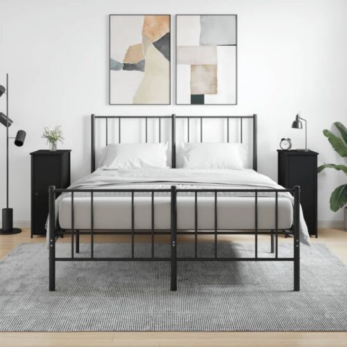 Bedside Cabinets 2pcs Black 32x42x80cm Engineered Wood - Image 12
