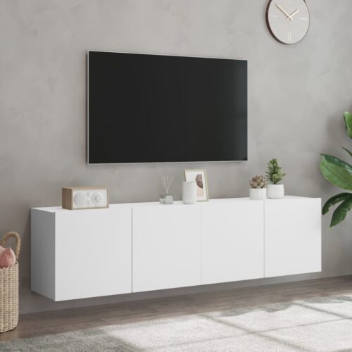 TV Cabinets Wall-mounted 2pcs White 80x30x41cm - Image 4