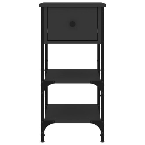Bedside Cabinets 2pcs Black 34x36x70cm Engineered Wood - Image 7
