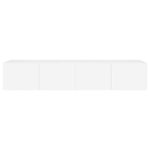 TV Wall Cabinets with LED 2pcs White 80x35x31cm - Image 9