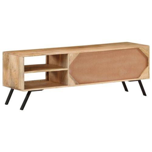 TV Cabinet 110x30x40cm Solid Mango Wood - Image 3
