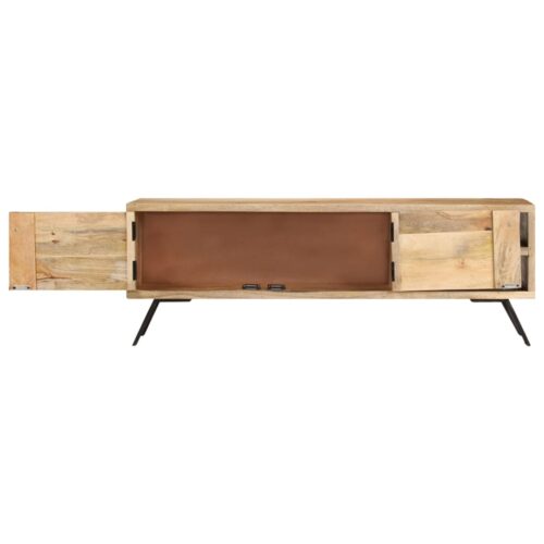 TV Cabinet 110x30x40cm Solid Mango Wood - Image 5