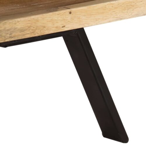 TV Cabinet 110x30x40cm Solid Mango Wood - Image 7