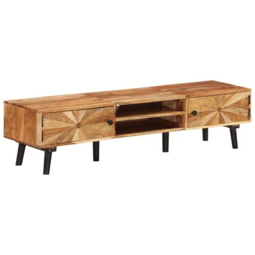 TV Cabinet 145x35x35cm Solid Wood Acacia