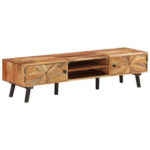 TV Cabinet 145x35x35cm Solid Wood Acacia - Image 11