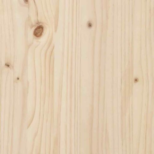 Dog Bed 51.5x44x9cm Solid Pine Wood - Image 4