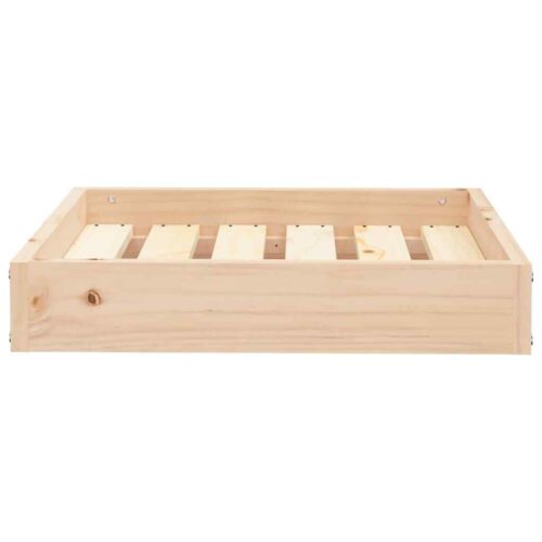 Dog Bed 51.5x44x9cm Solid Pine Wood - Image 6