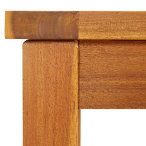 Wooden Garden Bench Outdoor Patio Lounge Seater Chair Seat Solid Acacia Wood - Image 6
