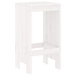 Bar Stools 2pcs White 40x36x75cm Solid Wood Pine