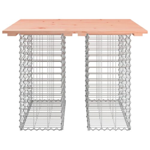Garden Bench Gabion Design 100x102x72cm Solid Wood Douglas - Image 3