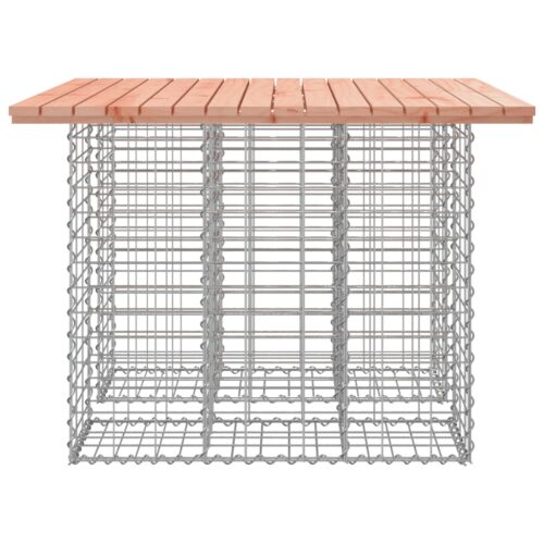 Garden Bench Gabion Design 100x102x72cm Solid Wood Douglas - Image 4