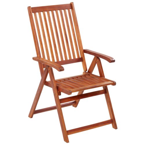 Folding Garden Chairs 6pcs Solid Wood Acacia