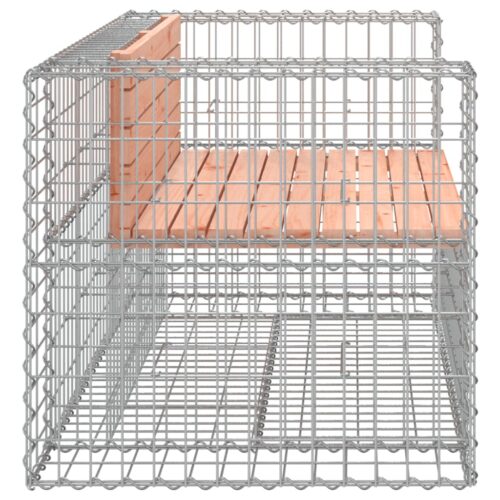 Garden Bench Gabion Design 143x71x65.5cm Solid Wood Douglas - Image 4