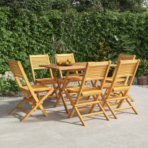 Folding Garden Chairs 6pcs 47x62x90cm Solid Wood Teak - Image 3
