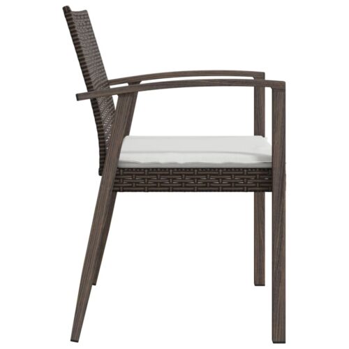 2x Patio Chairs Outdoor Garden Lounge Dining Bistro Wicker Rattan Sofa Seats - Image 6