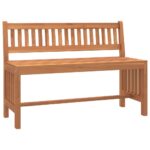 Garden Bench 110cm Solid Wood Eucalyptus