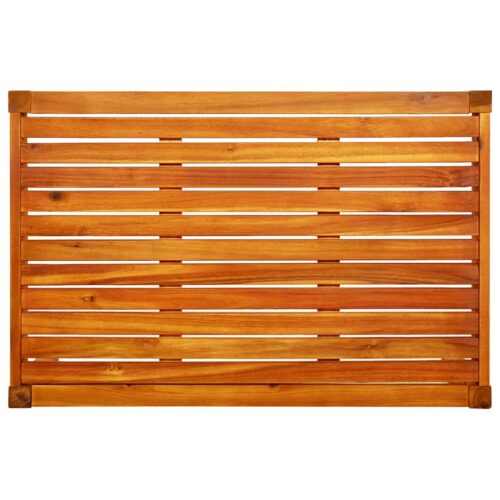 Garden Bench with Table Footrests Solid Acacia Wood - Image 6