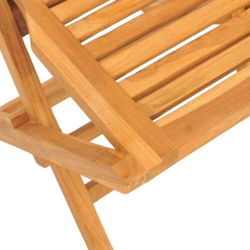 Folding Garden Chairs 4pcs 47x63x90cm Solid Wood Teak - Image 4