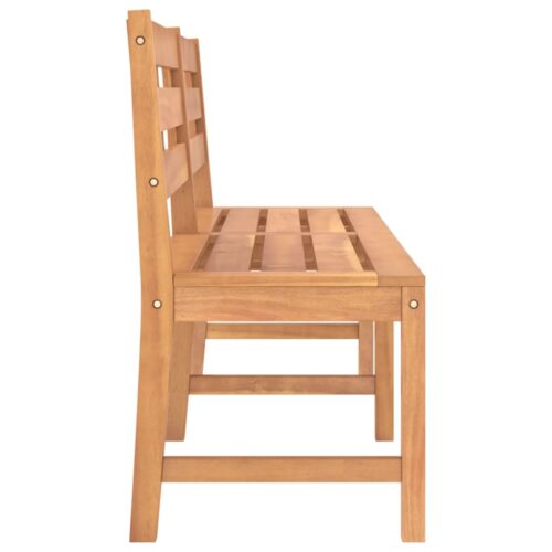 Garden Bench 180cm Solid Teak Wood - Image 4