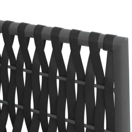 Garden Chairs with Cushions 2pcs Black 54x61x83cm Poly Rattan - Image 7