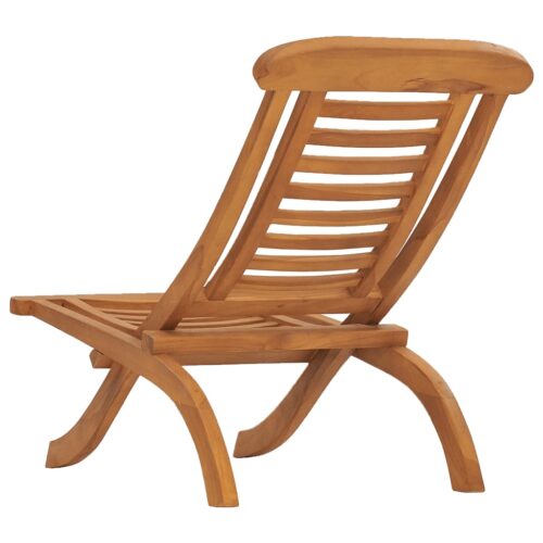 Folding Garden Chair Solid Teak Wood - Image 5