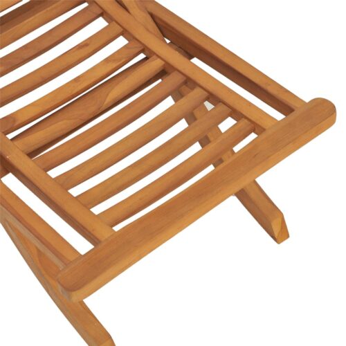 Folding Garden Chair Solid Teak Wood - Image 7