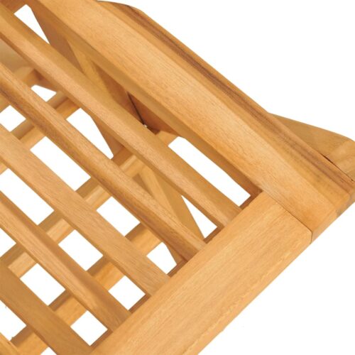 Folding Garden Chairs 4pcs 47x62x90cm Solid Wood Teak - Image 4