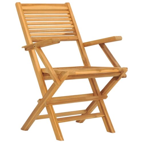 Folding Garden Chairs 8pcs 55x62x90cm Solid Wood Teak