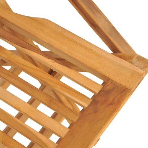 Folding Garden Chairs 8pcs 55x62x90cm Solid Wood Teak - Image 4