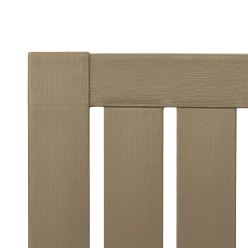 Garden Adirondack Chair Brown Polypropylene - Image 6