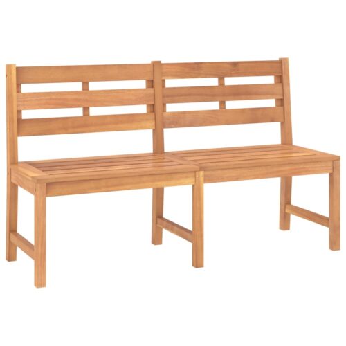 Garden Bench 150cm Solid Teak Wood